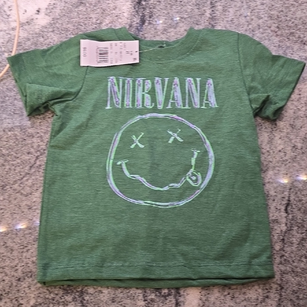 Nirvana Toddler T Shirt Smiley Face Size 2T
